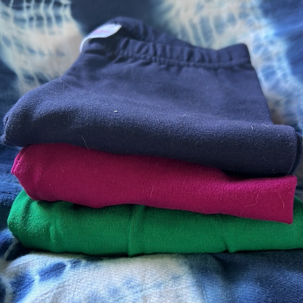 Hanna Andersson slim legging trio 6-7